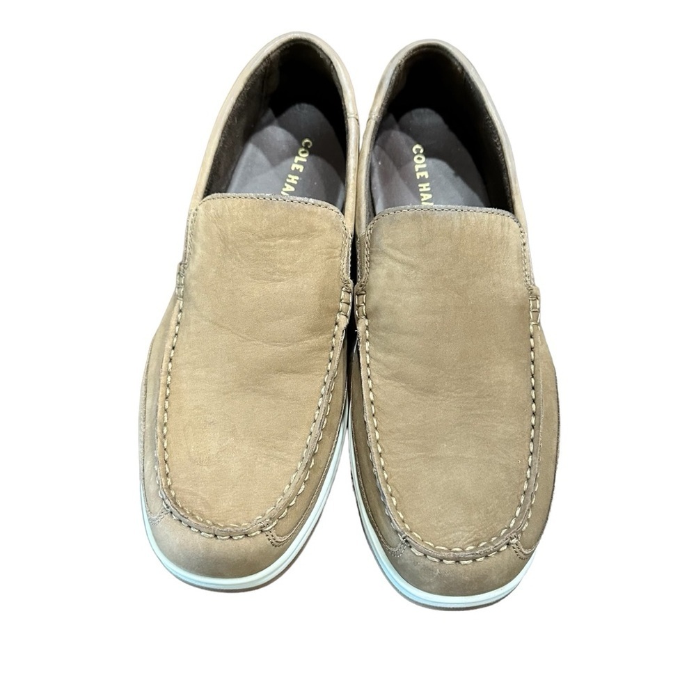 Mens Cole Haan Loafers, Nubuck Suede, size 8.5, EUC
